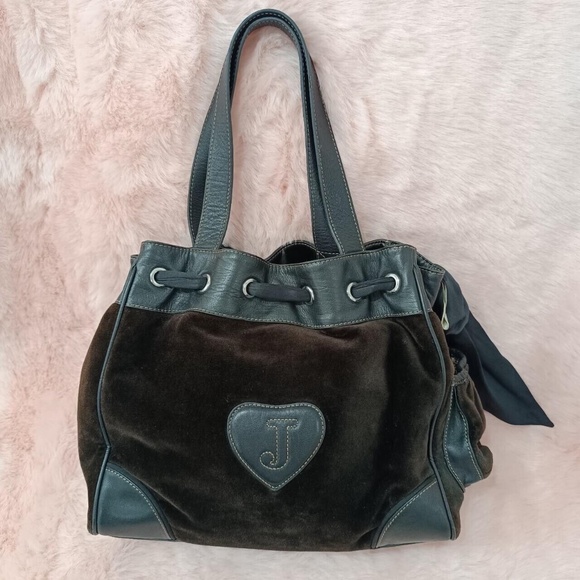 Juicy Couture Vintage Daydreamer Bag Purse Tote Fairytale Once Upon A Time Bow - Picture 2 of 8